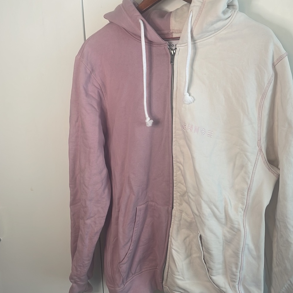 SET of CHNGE Split Color Sweat Suit - Picture 6 of 11